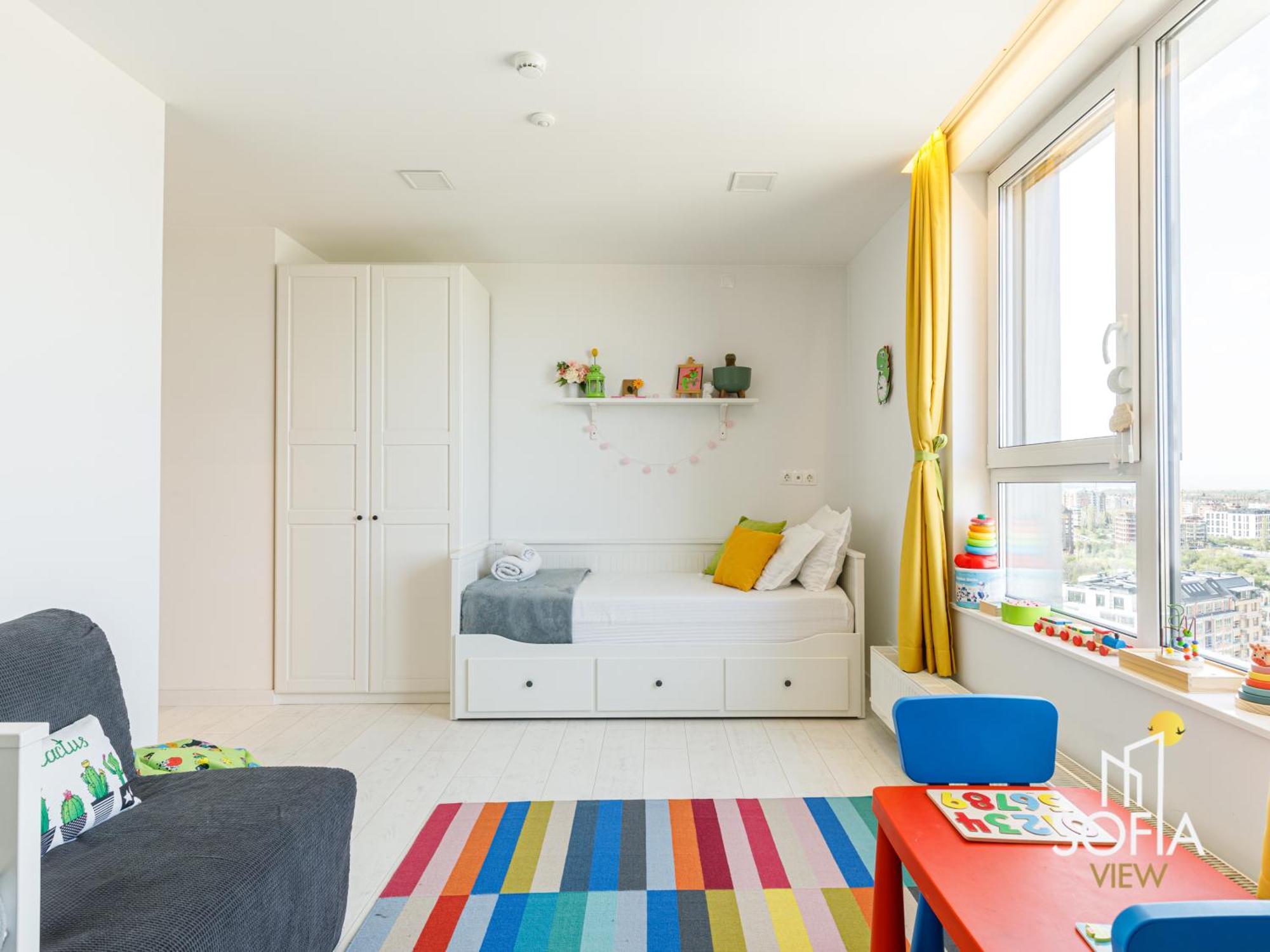 View - By Metro, Kids Room, Sky Lounge Terrace, 2-car Garage, Playground, Bbq, 24h Security Apartament Sofia